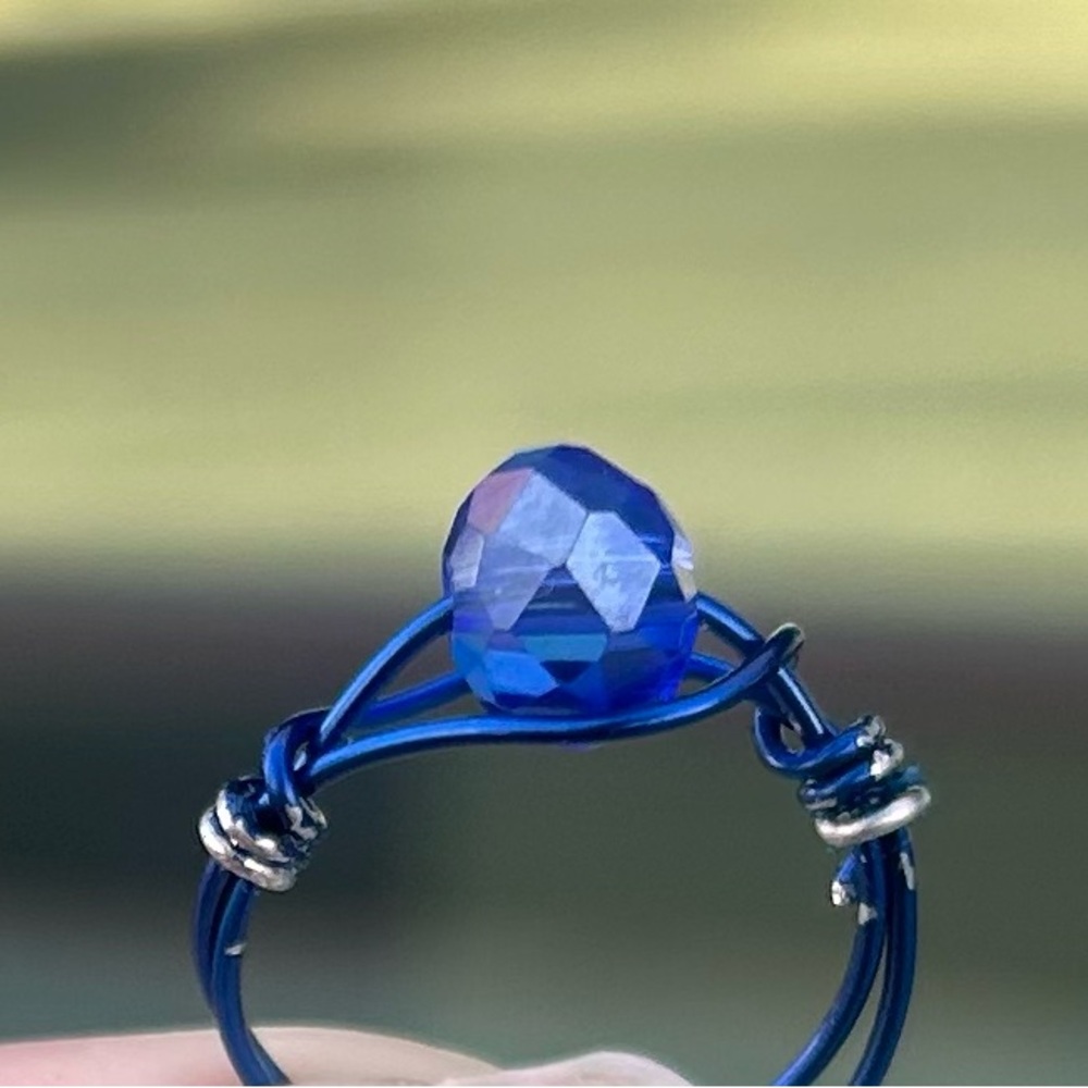 Handmade copper wire ring